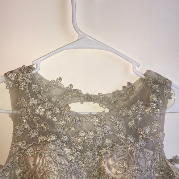 formal grey dress - Picture 3 of 4